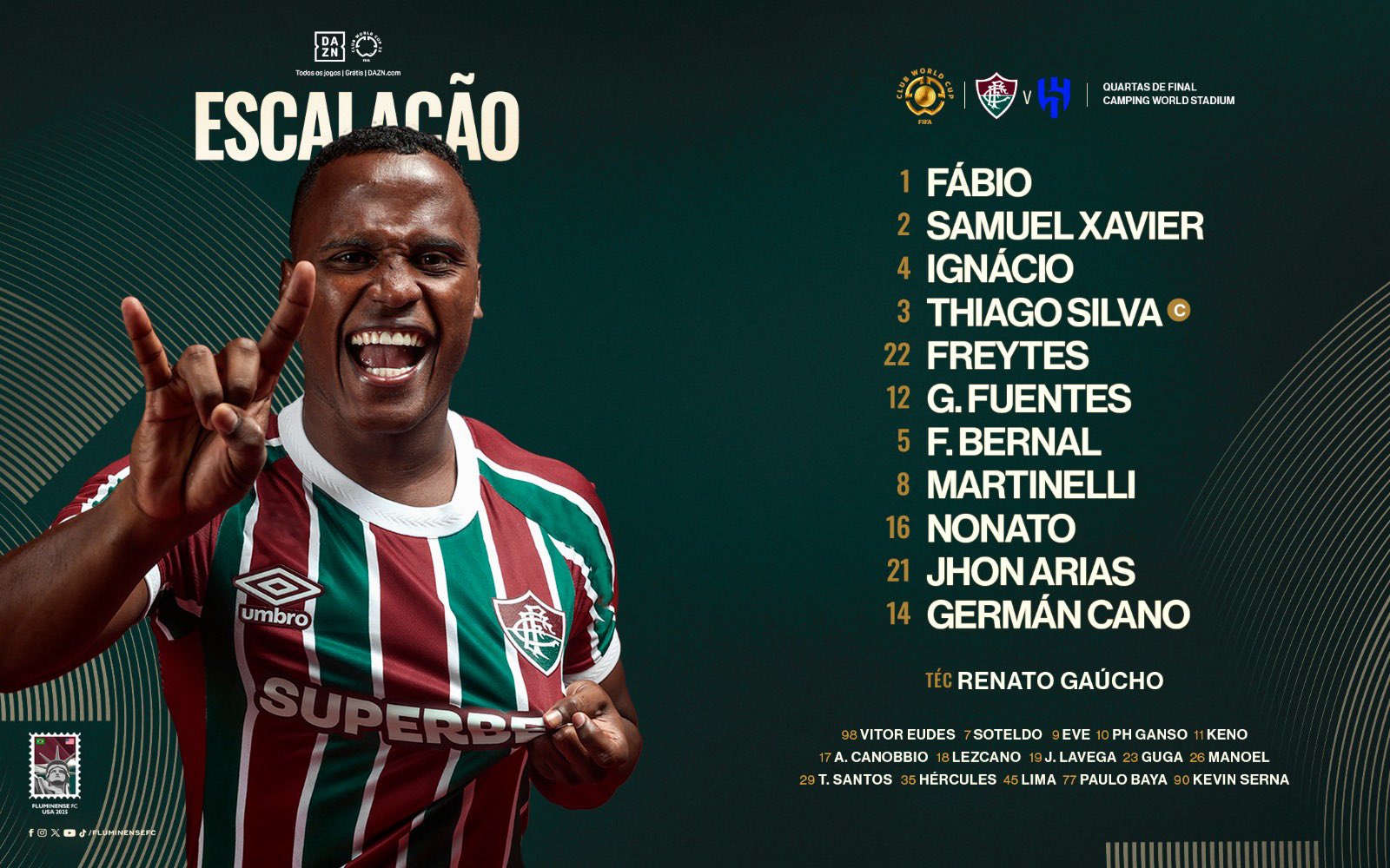 ag体育官网注册-弗鲁米嫩塞vs新月：阿里亚斯、弟媳首发，马尔科姆、莱昂纳多出战